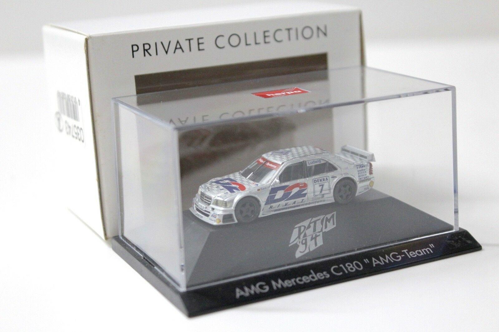 1:87 Herpa AMG Mercedes C180 AMG-TEAM Ludwig #7 D2