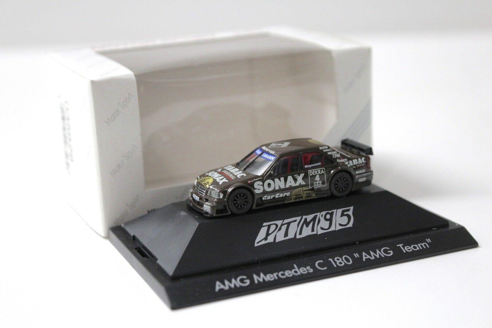 1:87 Herpa AMG Mercedes C180 "AMG-TEAM" SONAX #4 Magnussen