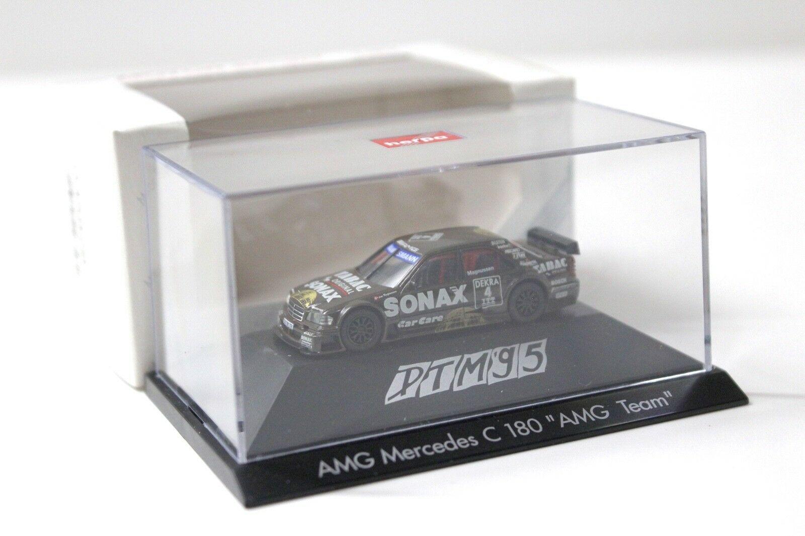 1:87 Herpa AMG Mercedes C180 "AMG-TEAM" SONAX #4 Magnussen