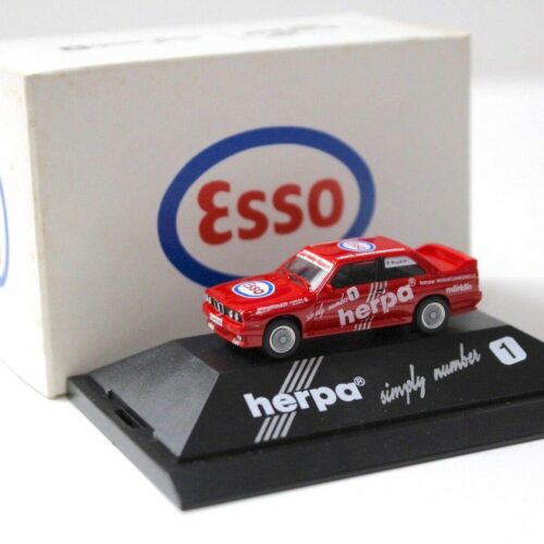 1:87 Herpa BMW M3 E30 simply number 1 ESSO Kupsch red