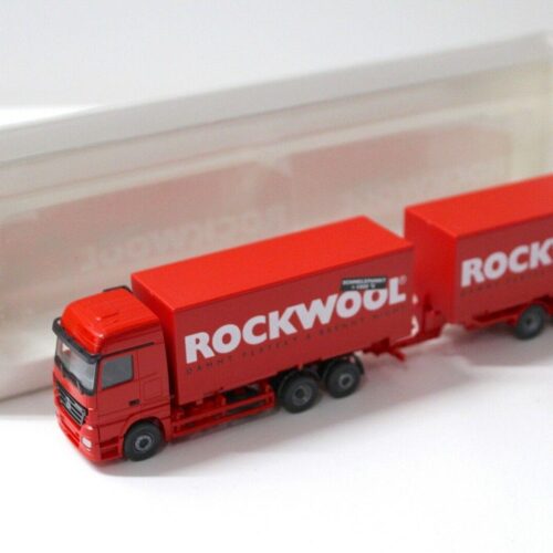 1:87 Wiking Mercedes Actros Wechselkoffer ROCKWOOL
