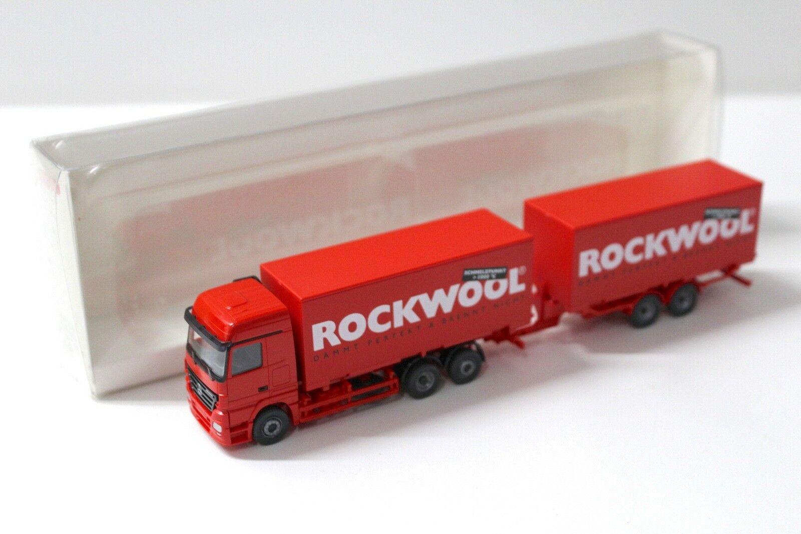 1:87 Wiking Mercedes Actros Wechselkoffer ROCKWOOL