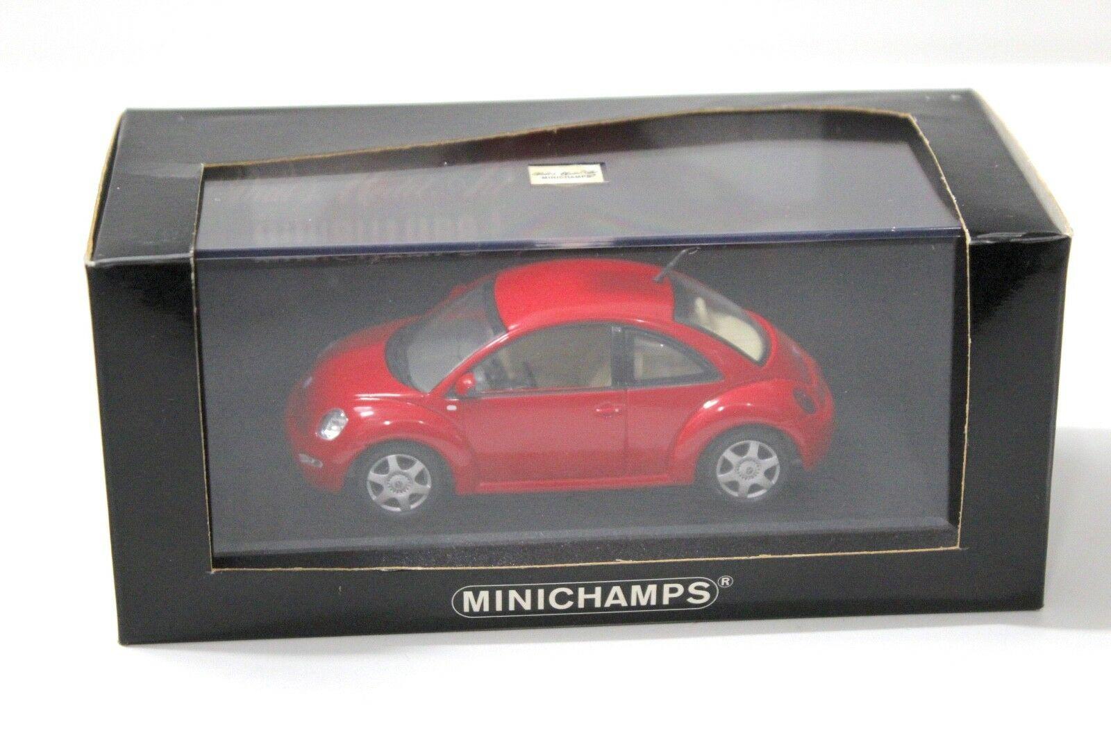 1:43 Minichamps VW NEW Beetle red/ beige