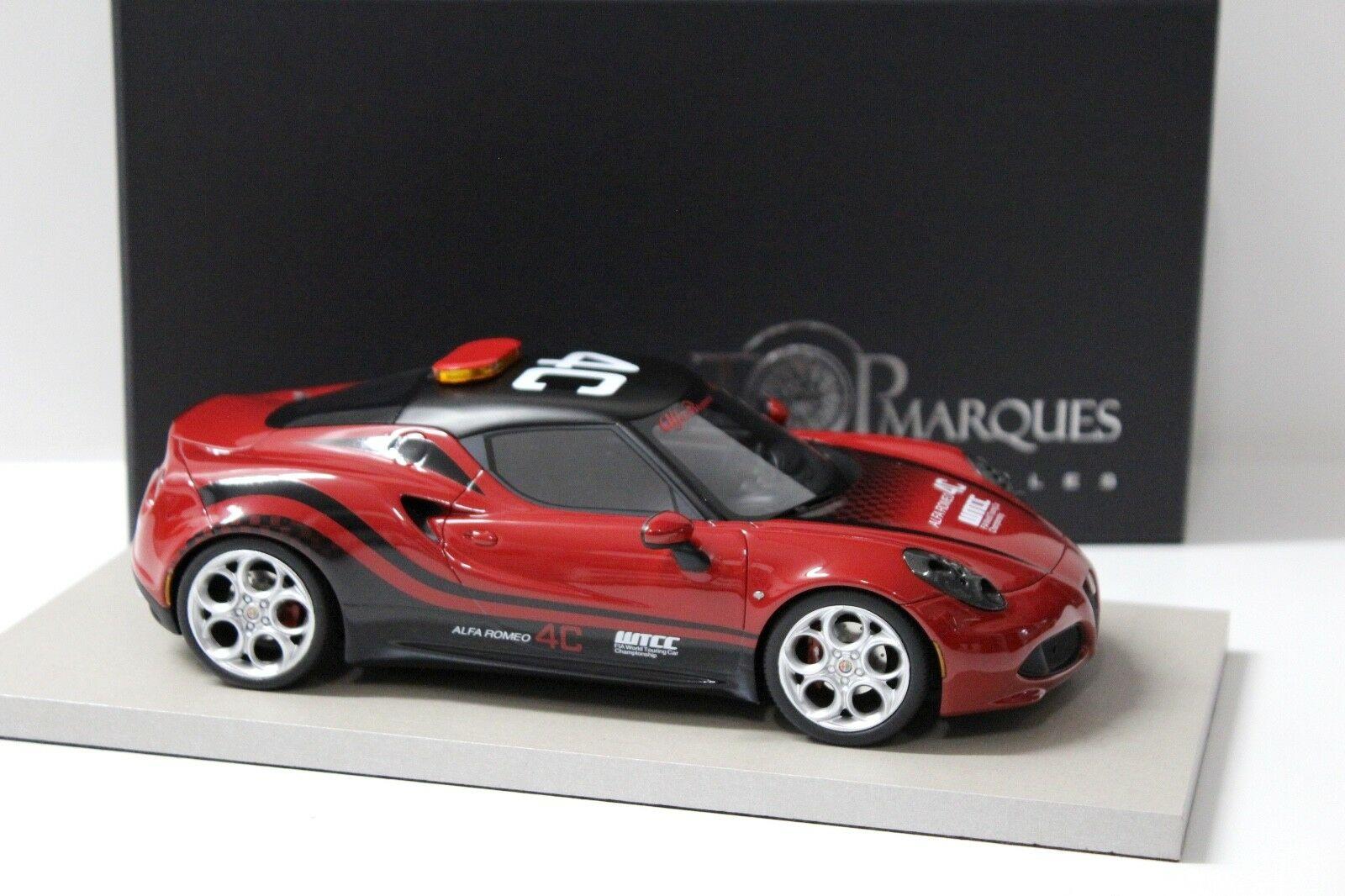 1:18 BBR Top Marques Alfa Romeo 4C SafetyCar WTCC 2014