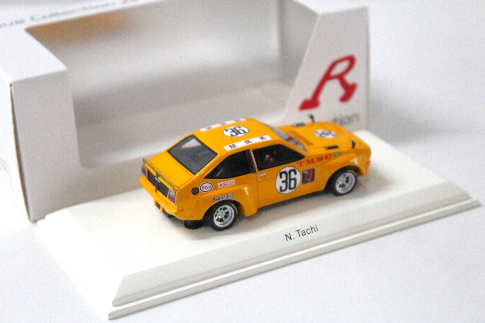 1:43 Spark Toyota Starlet 1973 Fuji Victory 200km #36 orange