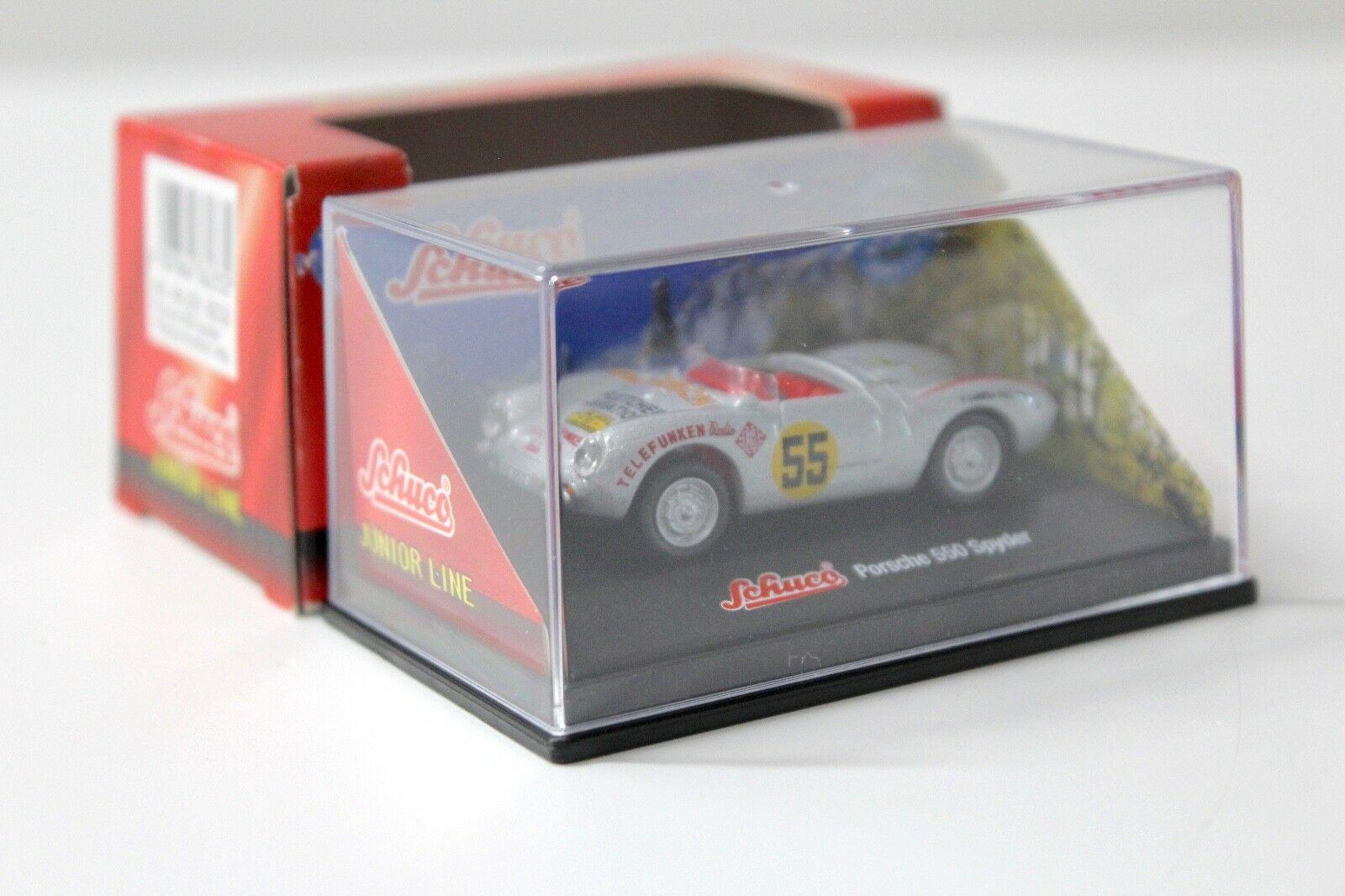 1:72 Schuco Porsche 550 Spyder silver #55