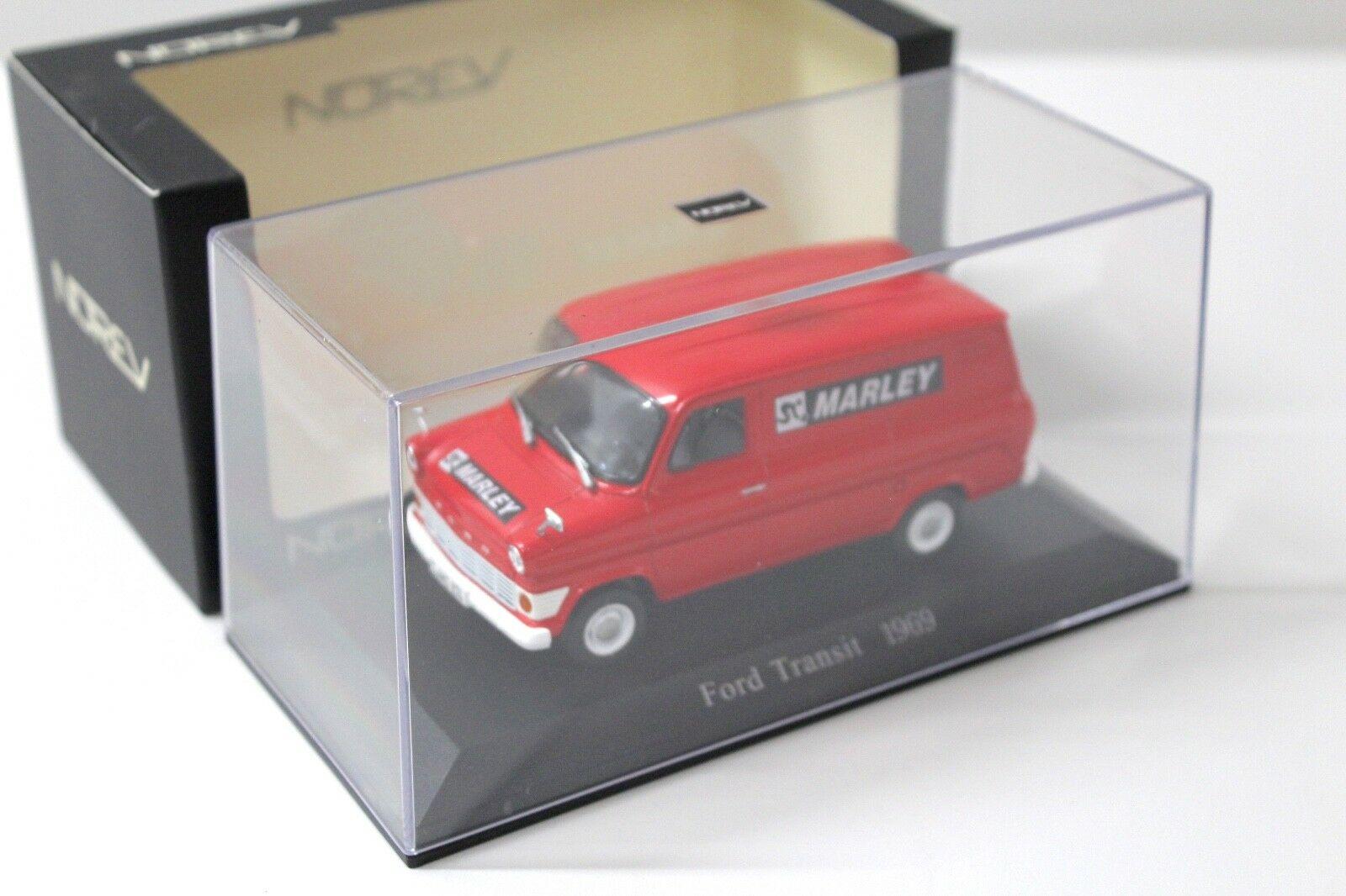 1:43 Norev Ford Transit MKI 1969 *MARLEY* red