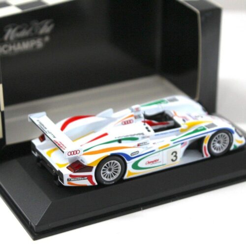 1:43 Minichamps Audi R8 Le Mans 24h Herbert 2001 #3