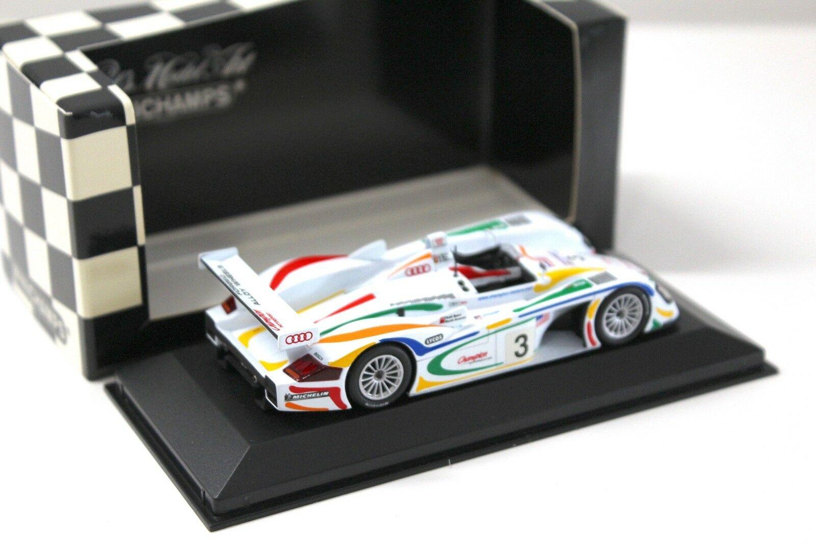 1:43 Minichamps Audi R8 Le Mans 24h Herbert 2001 #3