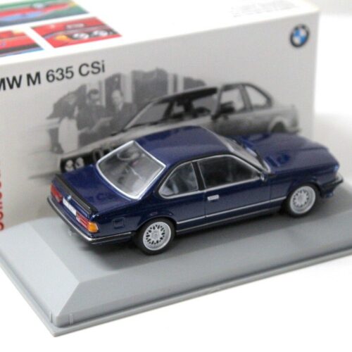 1:43 Minichamps BMW M 635 CSI Coupe dark blue DEALER VERSION