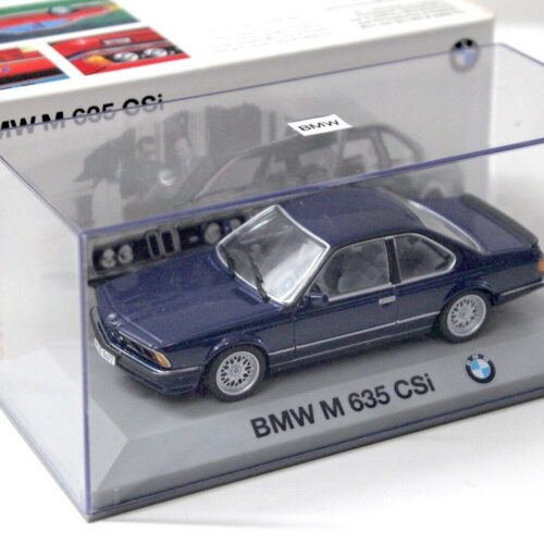 1:43 Minichamps BMW M 635 CSI Coupe dark blue DEALER VERSION