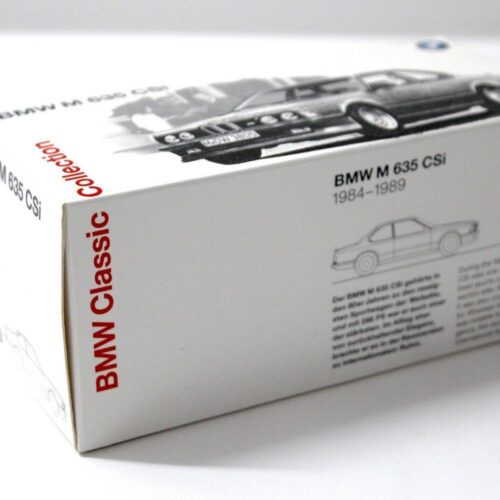 1:43 Minichamps BMW M 635 CSI Coupe dark blue DEALER VERSION