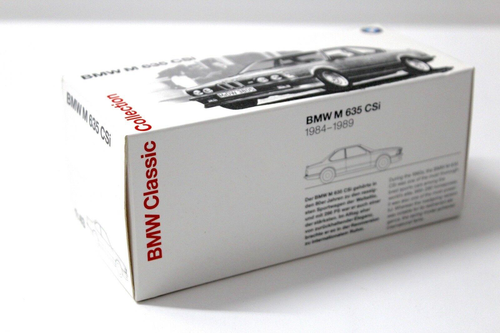 1:43 Minichamps BMW M 635 CSI Coupe dark blue DEALER VERSION