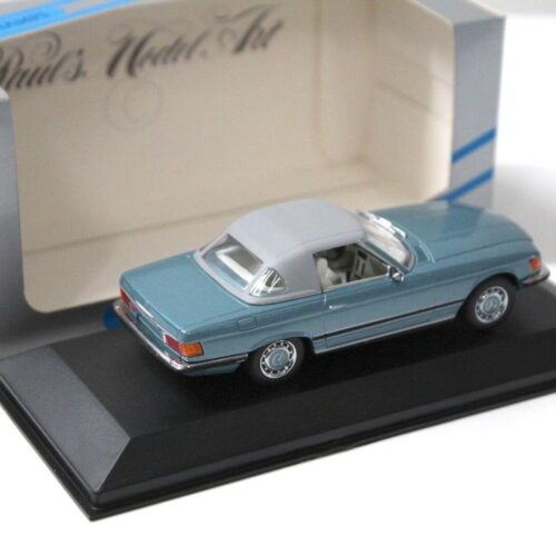 1:43 Minichamps Mercedes 350SL Cabriolet SOFT-TOP green