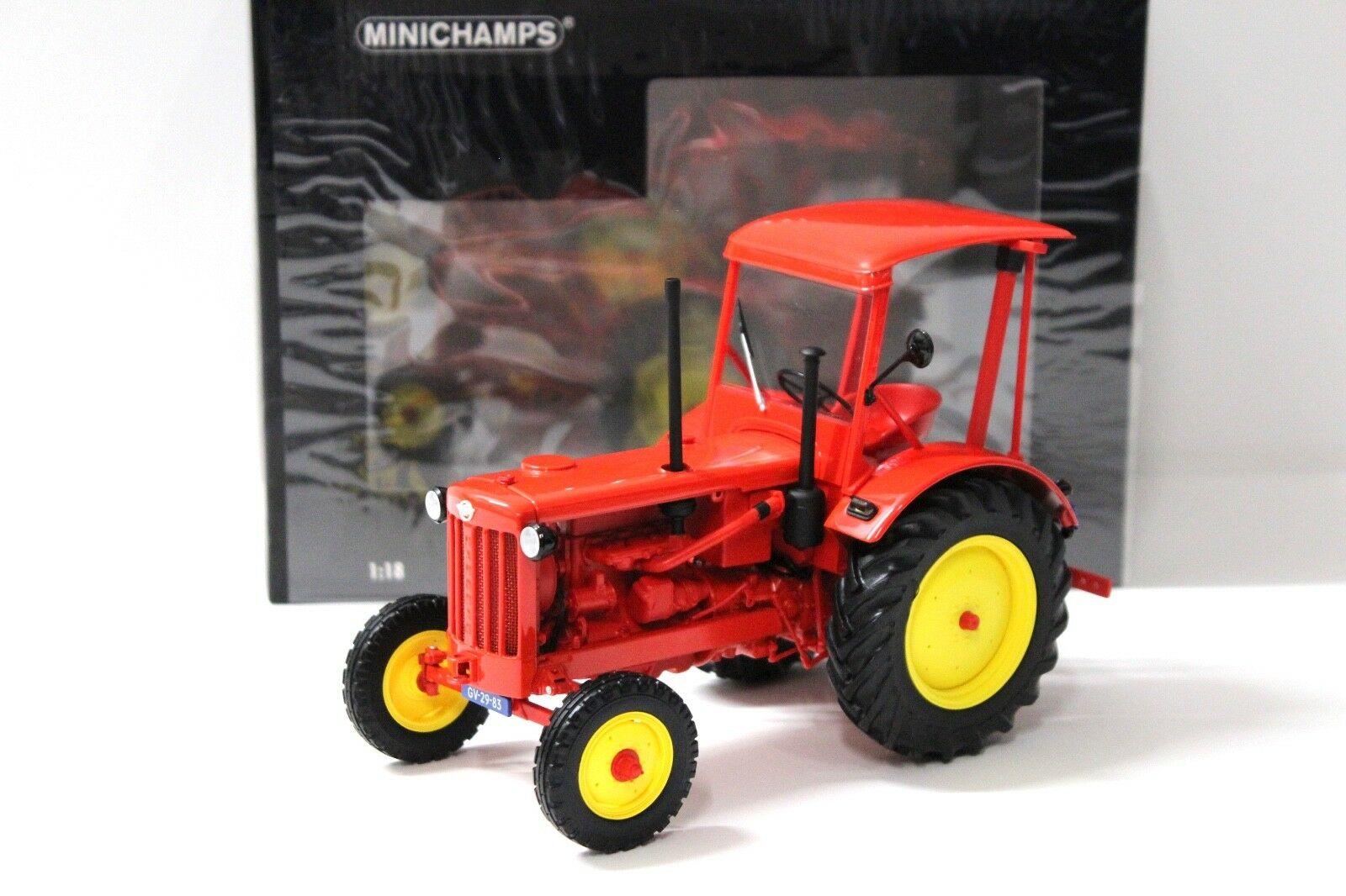 ID 32696 orig.jpg 1:18 Minichamps Hanomag R35 Traktor 1953 red