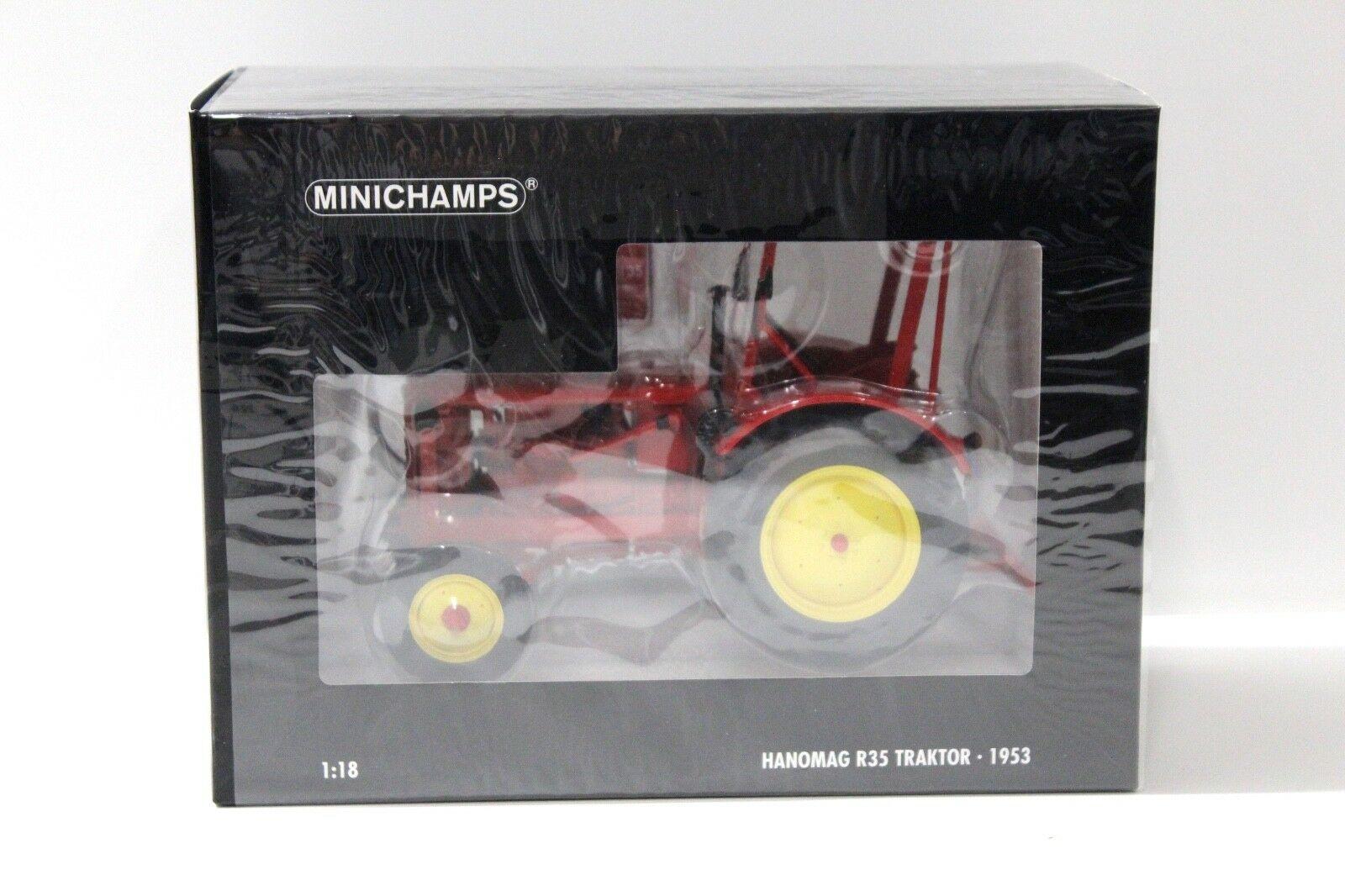 1:18 Minichamps Hanomag R35 Traktor 1953 red