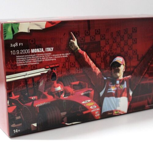 1:18 Hot Wheels Ferrari 248 F1 Monza * SCHUMACHER PRIVATE COLLECTION*