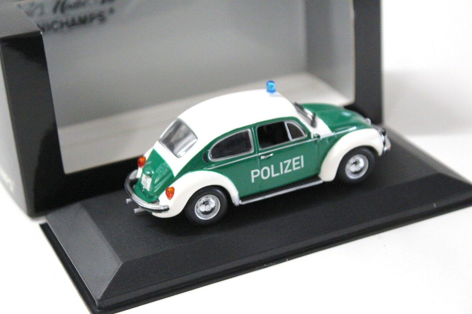 1:43 Minichamps VW Käfer 1303 Polizei Braunschweig green/ white