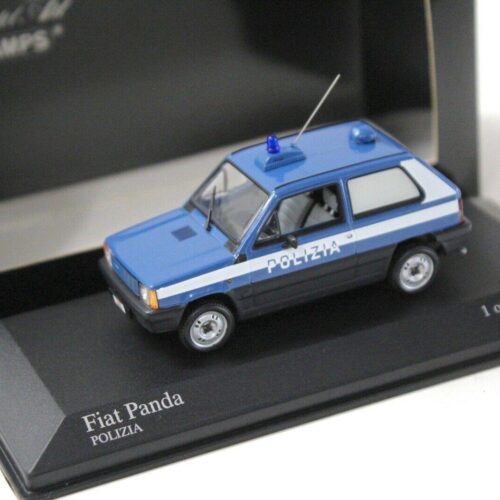 1:43 Minichamps Fiat Panda POLIZIA 1980 blue/ white