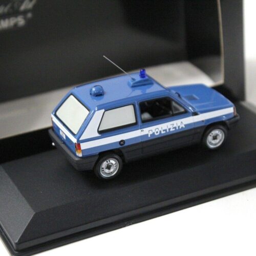 1:43 Minichamps Fiat Panda POLIZIA 1980 blue/ white