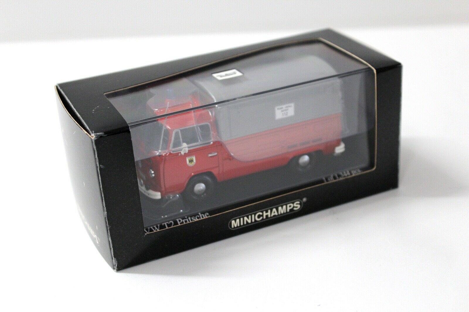 1:43 Minichamps VW T2 Pritsche Feuerwehr Dortmund