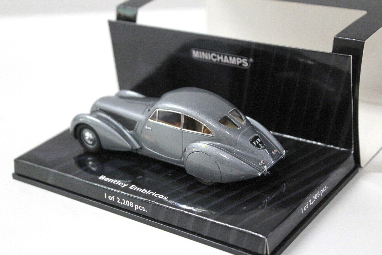 1:43 Minichamps Bentley Embiricos 1938 grey