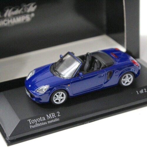 1:43 Minichamps Toyota MR2 Cabriolet Pazifik blue