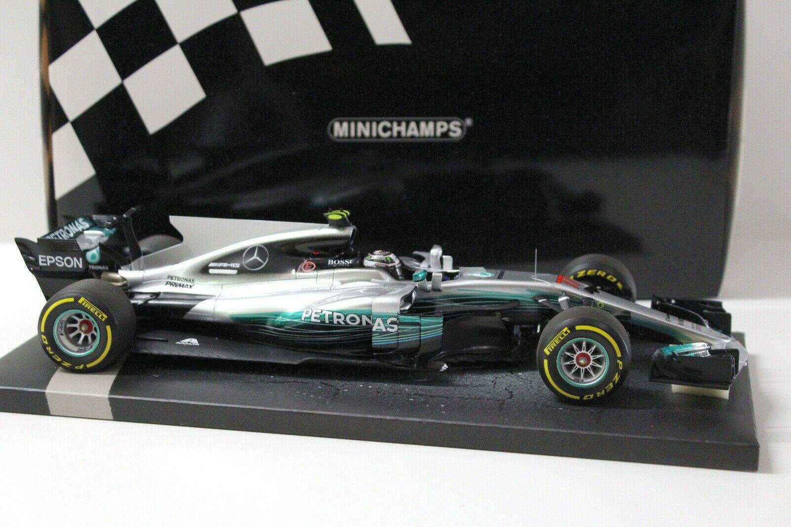 1:18 Minichamps Mercedes AMG Petronas F1 W08 EQ Bottas China GP 2017