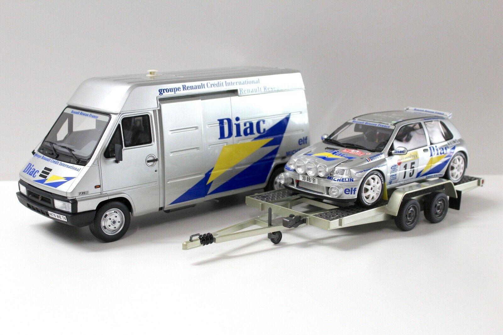 ID 33880 orig.jpg 1:18 OTTO RALLYE SET Renault Master + Renault CLIO #15 OT289B