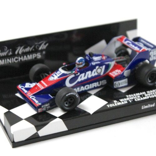 1:43 Minichamps Toleman Hart TG 183B Warwick Toleman