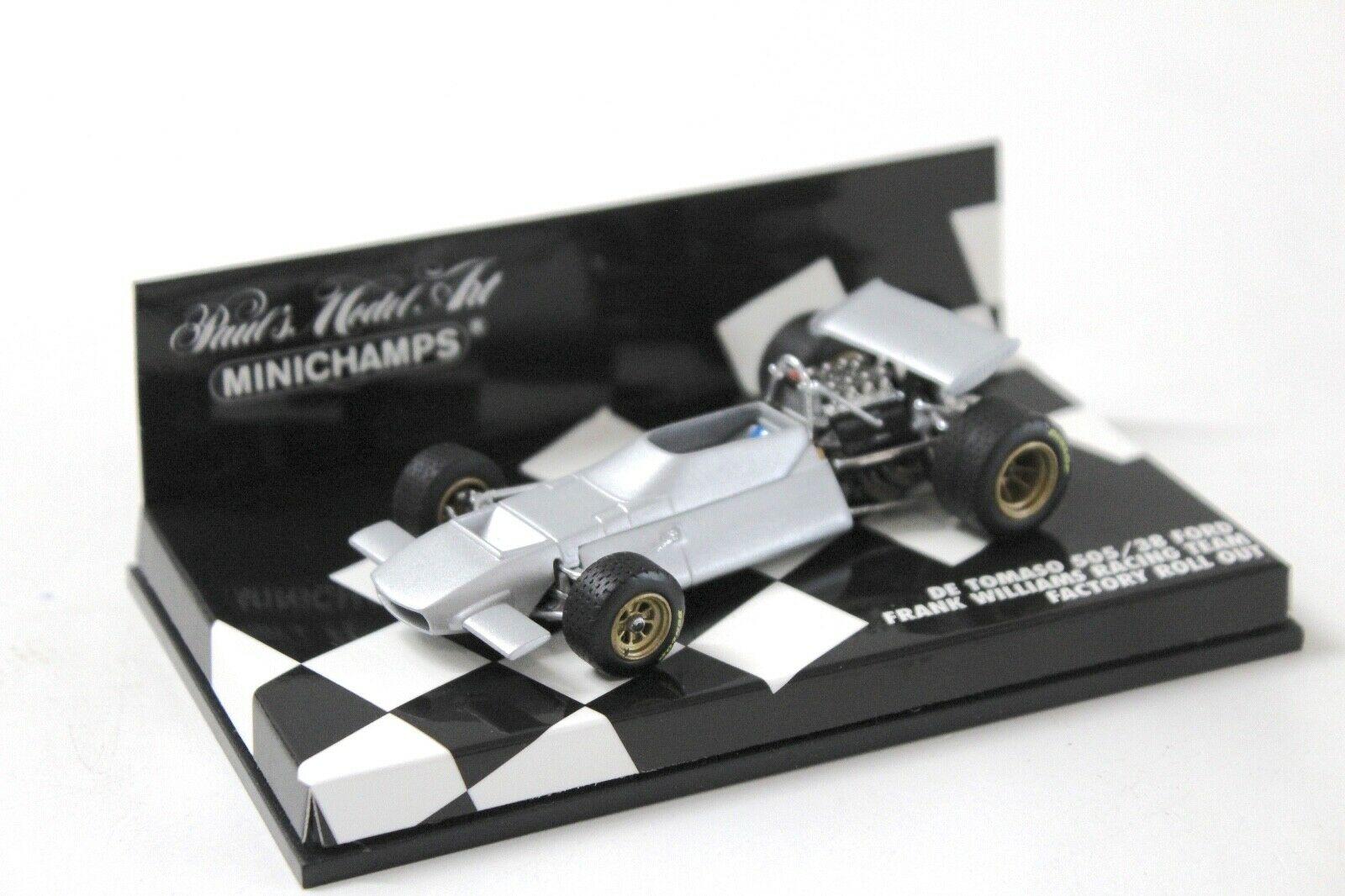1:43 Minichamps De Tomaso 505/38 Ford Roll out silver