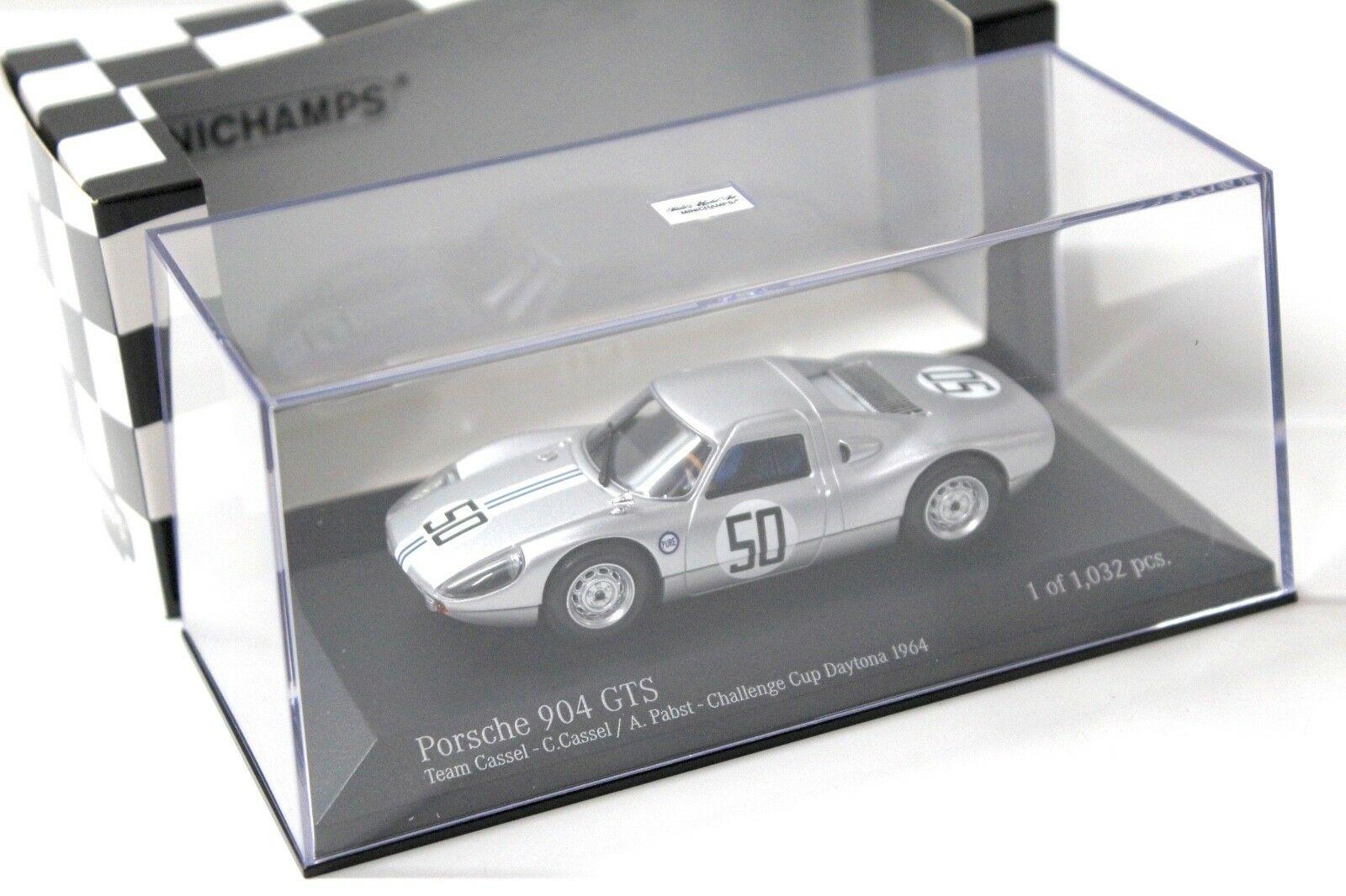 1:43 Minichamps Porsche 904 GTS 1964 Daytona #50