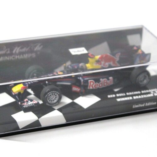 1:43 Minichamps Red Bull Racing Renault RB6 Brazilian GP Vettel 2010