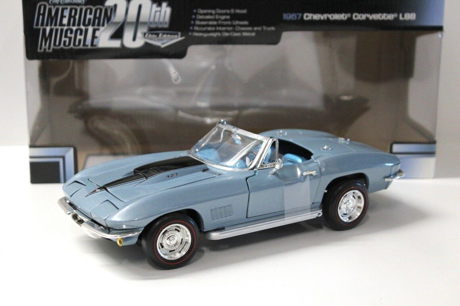 1:18 ERTL 1967 Chevrolet Corvette L88 Convertible blue