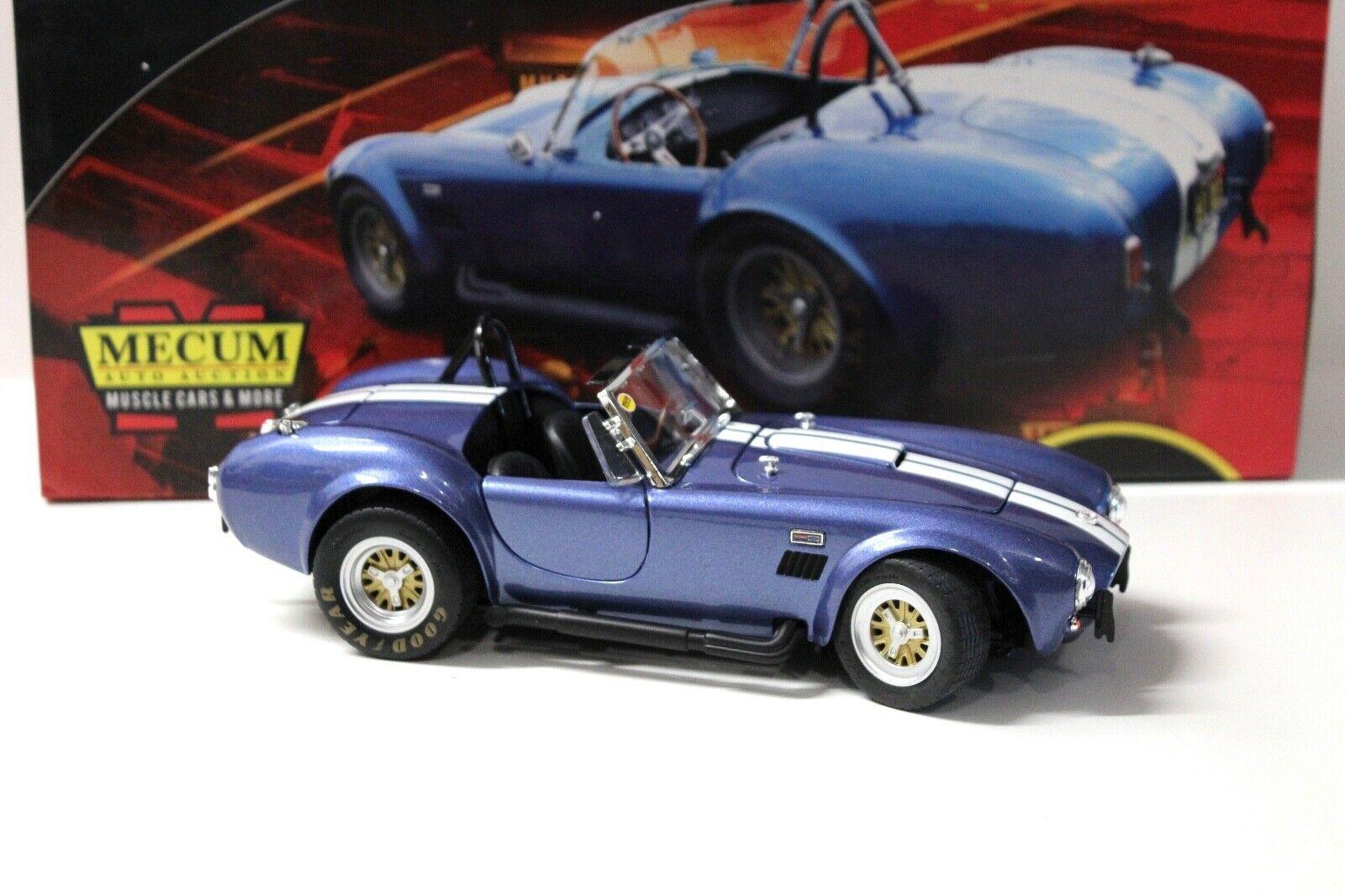 1:18 Greenlight 1966 Shelby 427 S/C Cobra blue "MECUM"