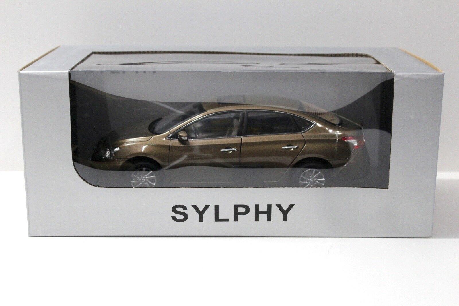 1:18 Paudi Model Nissan Sentra (Sylphy) Sedan gold DEALER VERSION