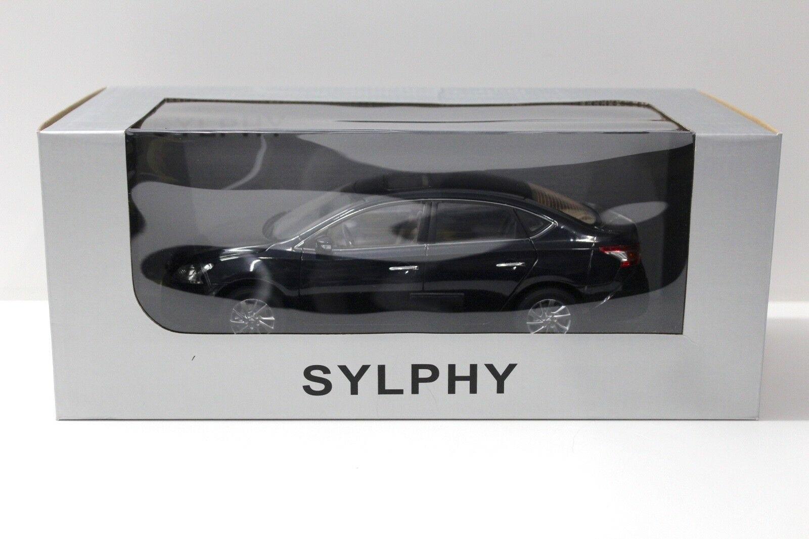 1:18 Paudi Model Nissan Sentra (Sylphy) Sedan black DEALER VERSION