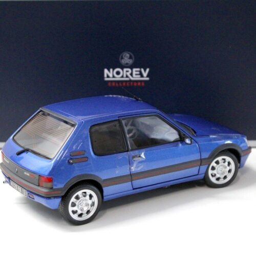 1:18 Norev Peugeot 205 GTI 1.9 Miami blue 1992 - Image 3