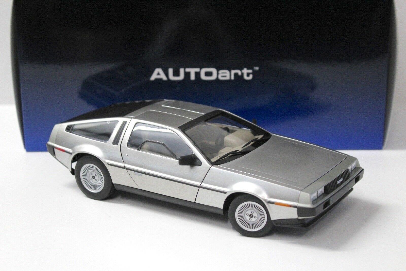 1:18 AUTOart DeLorean DMC-12 Satin Finish 1981