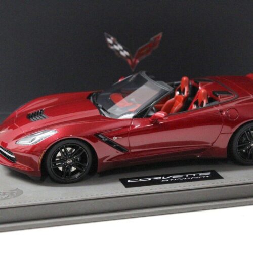1:18 BBR Chevrolet Corvette Stingray Convertible Cristal red