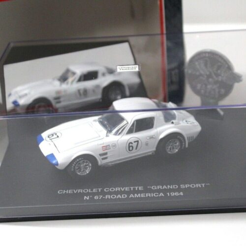 1:43 Eagle Chevrolet Corvette Grand Sport #67 white
