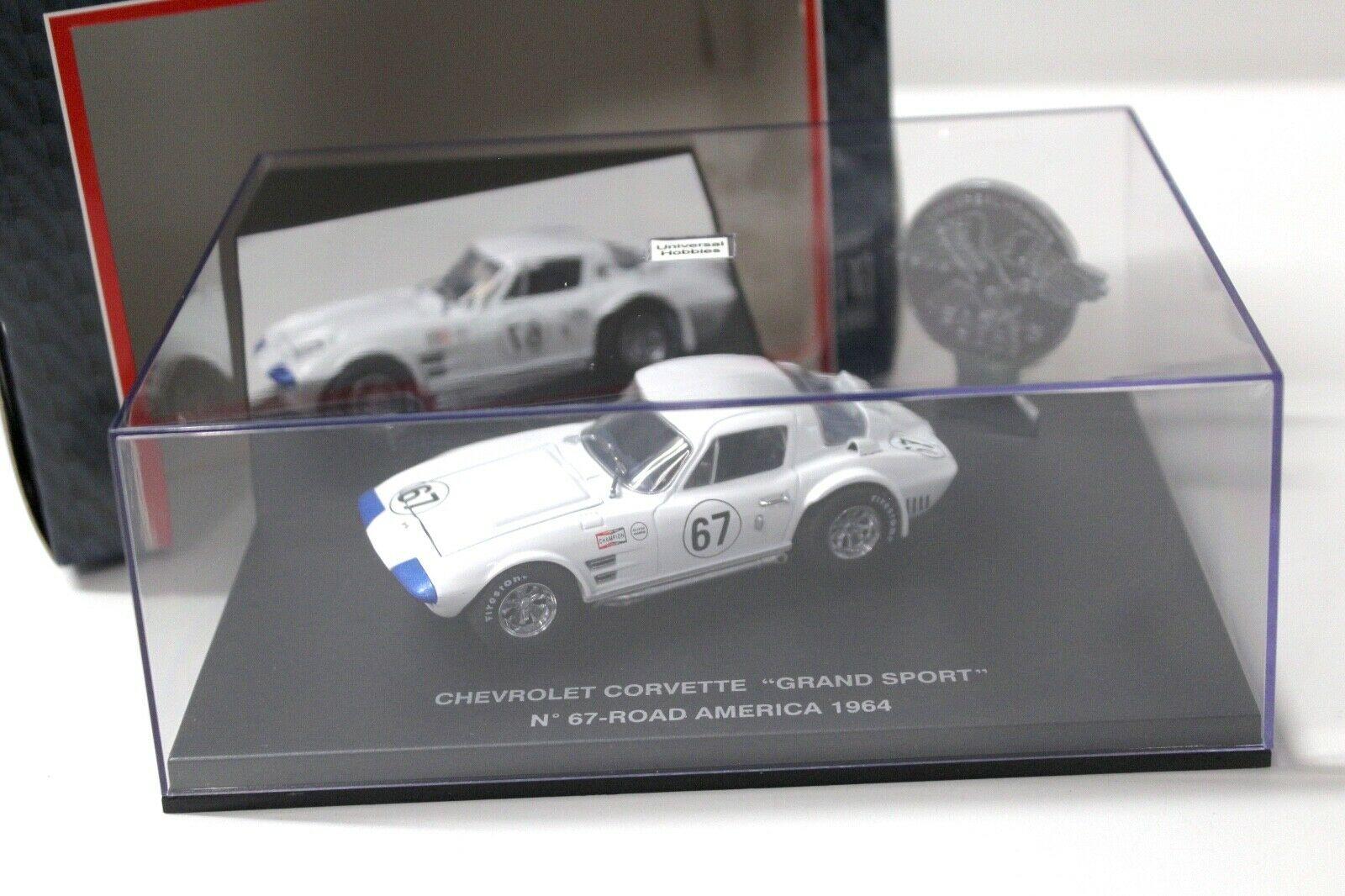 1:43 Eagle Chevrolet Corvette Grand Sport #67 white