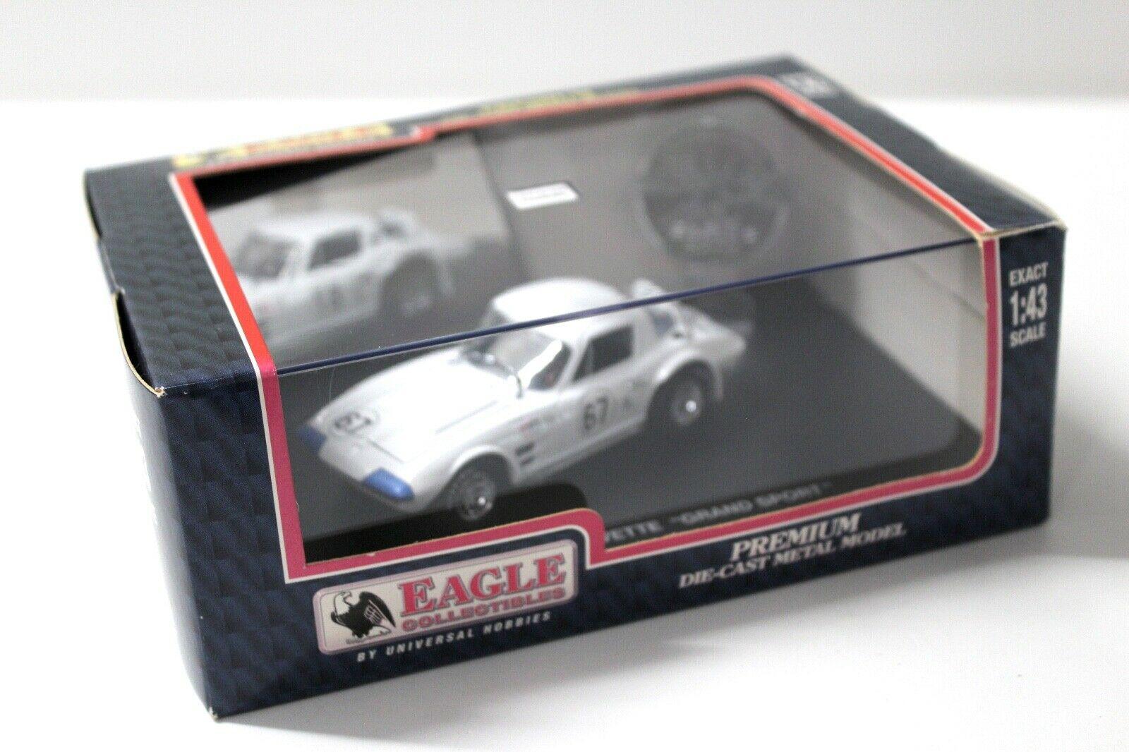 1:43 Eagle Chevrolet Corvette Grand Sport #67 white