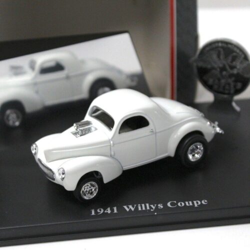 1:43 Eagle 1941 Willys Coupe white Hot Rod