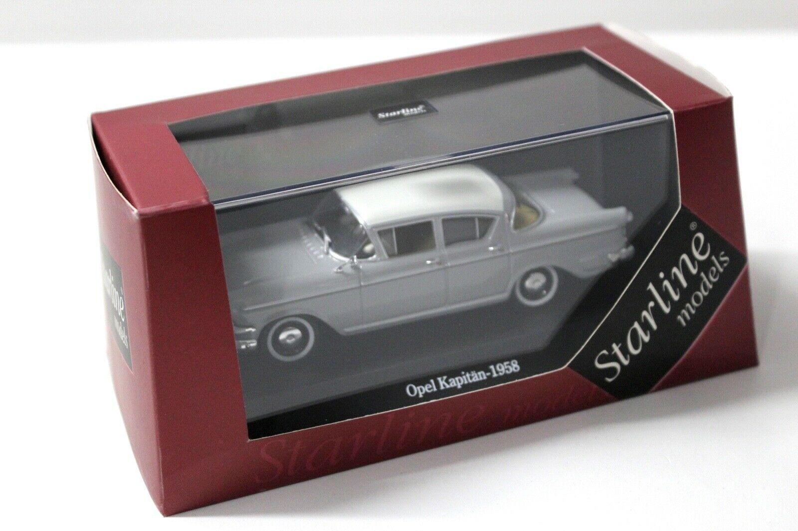1:43 Starline Opel Kapitän 1958 grey