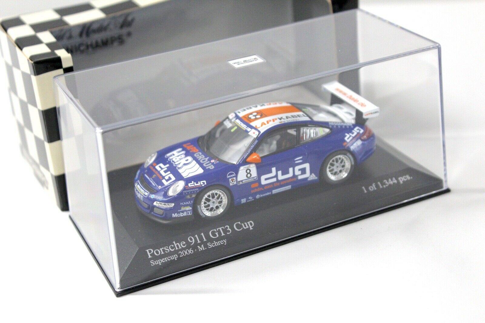 1:43 Minichamps Porsche 911 997 GT3 CUP Supercup 2006 #8