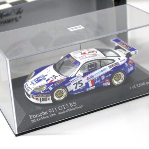 1:43 Minichamps Porsche 911 996 GT3 RS 24h Le Mans 2004 #75 - Image 3