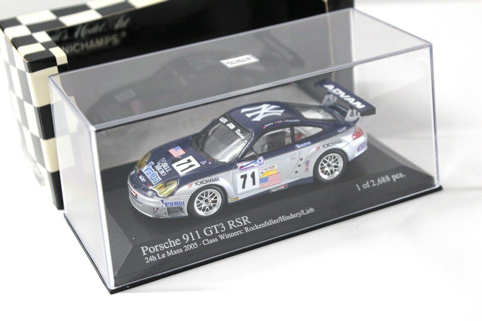 1:43 Minichamps Porsche 911 996 GT3 RSR 24h LM 2005 #71