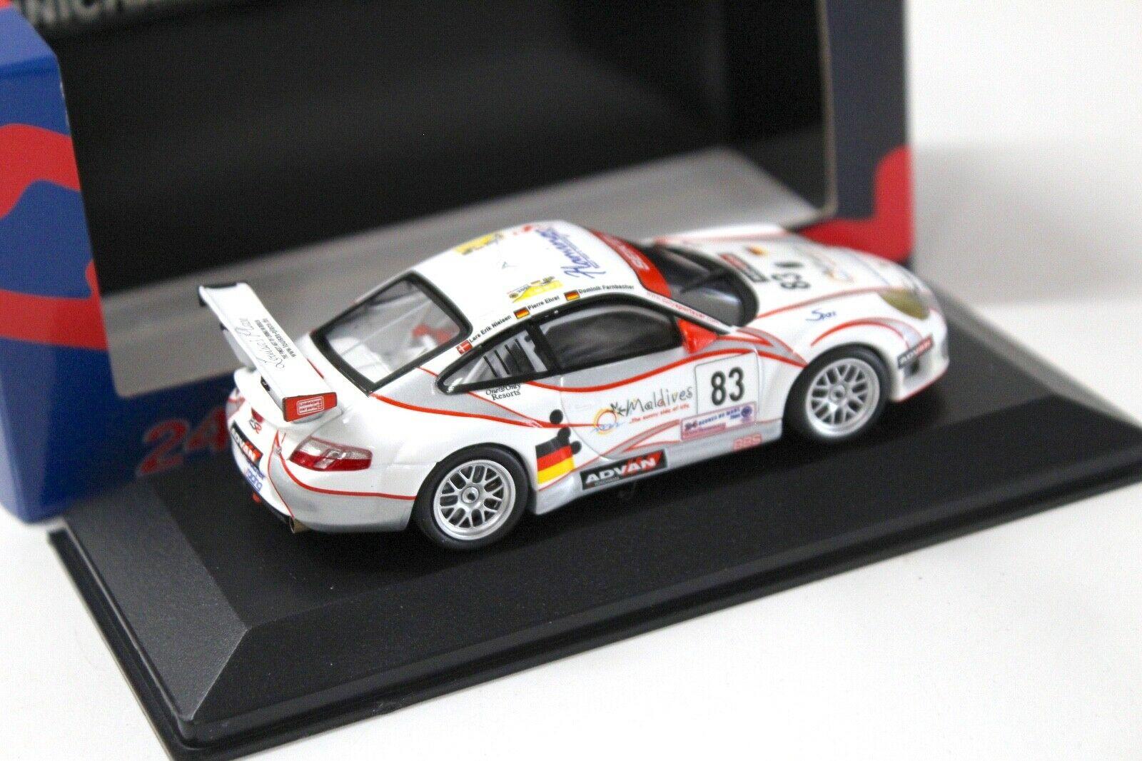 1:43 Minichamps Porsche 911 996 GT3 RSR 24h Le Mans 2006 #83
