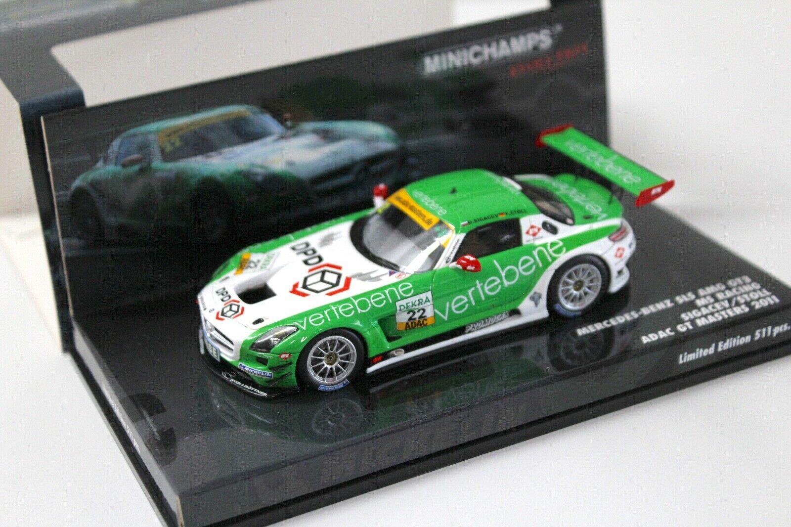1:43 Minichamps Mercedes SLS AMG GT3 ADAC GT 2011 #22